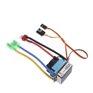 [mibum01eb] ตัวควบคุมความเร็ว 480A 2-4S ESC สําหรับมอเตอร์เรือ 540 550 775 ปลั๊ก T