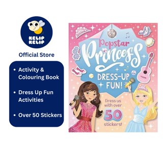 Popstar Princess หนังสือกิจกรรมสนุก ๆ สําหรับเด็ก พร้อมสติกเกอร์และรูปภาพสนุก ๆ