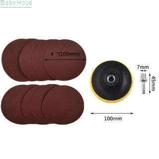 【Big Discounts】Grinder Sandpaper Loop Abrasive Pads Cleaning Drill Adapter Sanding Disc Set#BBHOOD