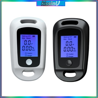 Kiss Breathalyzer เครื่องตรวจจับดิจิตอล หน้าจอ LCD แบบมือถือ