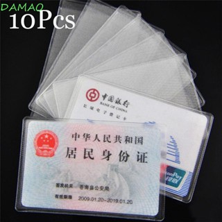 Damao ซองใส่บัตรเครดิต PVC แบบใส ป้องกันแม่เหล็ก