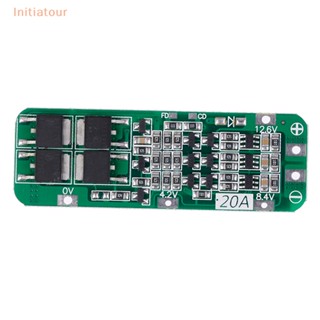 [Initiatour] บอร์ดป้องกันที่ชาร์จลิเธียม 3S 20A Li-ion 18650 PCB BMS 12.6V