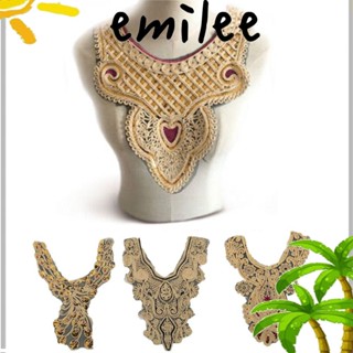 Emilee ปลอกคอลูกไม้ แฟชั่น สําหรับตกแต่งเสื้อผ้า DIY 2 ชิ้น