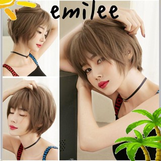 EMILEE วิกผมสั้น แบบหยักศกธรรมชาติ สําหรับผู้หญิง