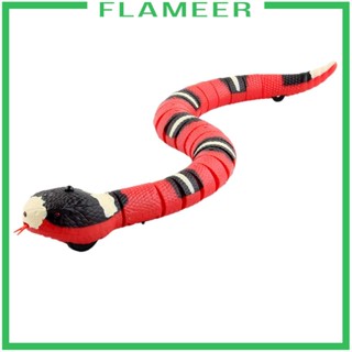 [Flameer] ของเล่นงูอัจฉริยะ รูปตัว S ของขวัญเหมือนจริง สําหรับแมว