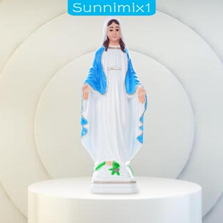 [Sunnimix1] ฟิกเกอร์ รูปปั้นพระแม่มารี อวยพร สําหรับตกแต่งบ้าน โต๊ะหนังสือ ออฟฟิศ