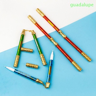 Guadalupe Nunchakus ปากกาเซ็นชื่อ 0.38 มม. สุ่มลายน่ารัก สําหรับนักเรียน 2 ชิ้น