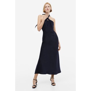 H&amp;M  Woman Satin halterneck dress 1154531_1