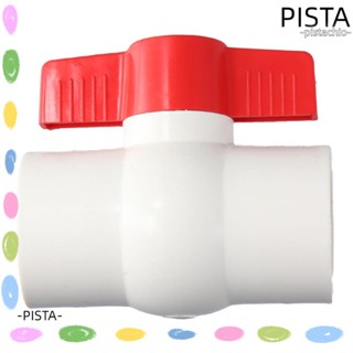 Pista สวิตช์วาล์วเชื่อมต่อก๊อกน้ํา PVC สีขาว กันกัดกร่อน