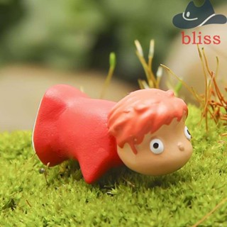 Bliss ฟิกเกอร์การ์ตูนอนิเมะ Ponyo On The Cliff Hayao Miyazaki ของเล่นสะสม สําหรับเด็ก