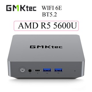 Gmktec NucBox 9 AMD Ryzen 5 5600U Radeon กราฟฟิค PC ขนาดเล็ก 16GB PCIE 3.0 DDR4 512SSD 4K USB 3.2 Type C สําหรับคอมพิวเตอร์ตั้งโต๊ะ