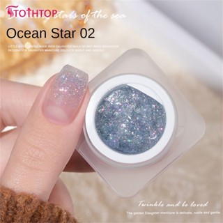 Xeijayi 8 สี Supper Flash กระป๋อง Uv Nail Art เจล Glitter เลื่อมเล็บเจลแช่ปิด Uv Nail Art Varnishes สำหรับร้านทำเล็บมืออาชีพ 5g [TOP]