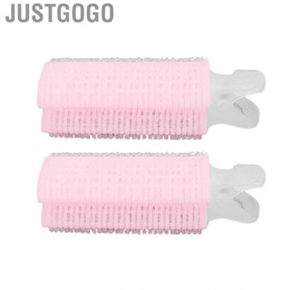 Justgogo 2pcs Volumizing Hair Root Clips Women Home Salon Natural Fluffy Volume