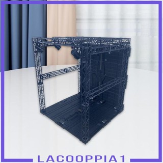 [Lacooppia1] โมเดลฟิกเกอร์เวที พร้อมไฟ แบบพกพา DIY สําหรับตุ๊กตา รถบรรทุก และตัวละคร