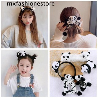 Mxfashione ที่คาดผม รูปหัวตุ๊กตาแพนด้า 3D เครื่องประดับ สําหรับผู้หญิง