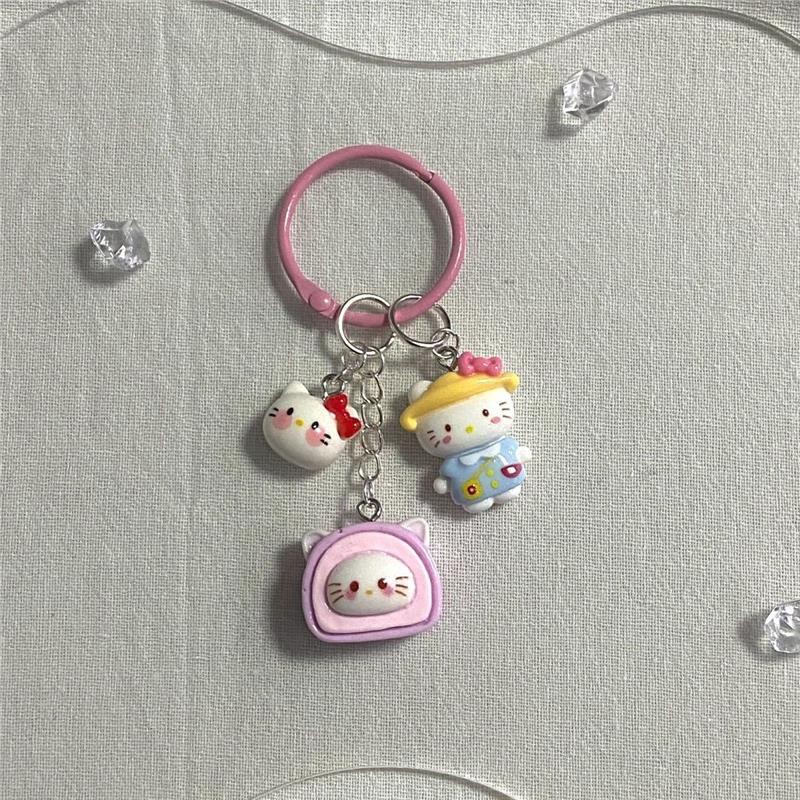 พวงกุญแจ จี้การ์ตูน Hellokitty Sanrio น่ารัก สร้างสรรค์ ไม่ซ้ําใคร สําหรับห้อยกระเป๋านักเรียน