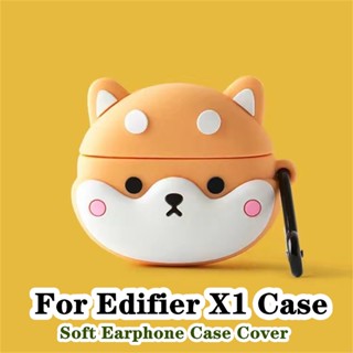 【Ĕĕ】เคสหูฟัง แบบนิ่ม ลายการ์ตูนชิบะอินุ สําหรับ Edifier X1 X1