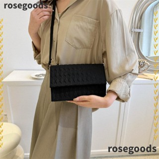 Rosegoods1 กระเป๋าสะพายไหล่ ผ้าสักหลาด ทรงสี่เหลี่ยม ขนาดเล็ก น้ําหนักเบา สําหรับสตรี 2023