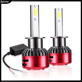 [sylviar] หลอดไฟตัดหมอก LED H1 H4 H7 H11 9005 9006 สําหรับรถบรรทุก ออฟโร้ด 2 ชิ้น ต่อคู่