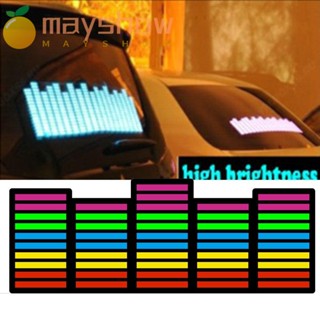 Mayshow สติกเกอร์ LED แฟชั่น สําหรับตกแต่งรถยนต์ไฟฟ้า
