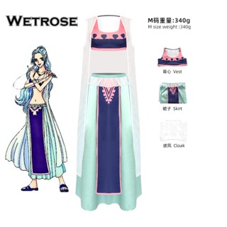 [Wetrose] ชุดคอสเพลย์ One Piece Nefeltari Vivi สําหรับผู้หญิง