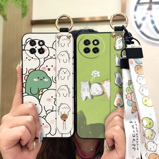 Anti-knock Silicone Phone Case For Itel S23/S665L Kickstand Back Cover Dirt-resistant Cartoon Anti-dust Fashion Design