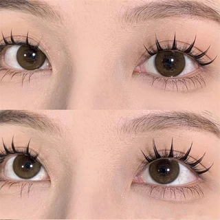 Abpopa M09 ขนตาปลอมปีศาจน้อย (ของแถม :กาว+แหนบ+เทปตาสองชั้น) Transparent Soft C Curly 5 คู่