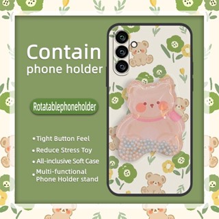 Cartoon TPU Phone Case For Samsung Galaxy S23FE/SM-S7110 drift sand glisten Waterproof Dirt-resistant Soft Case