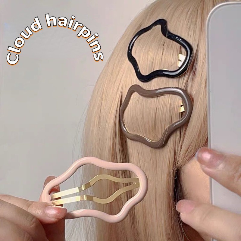 เคเอฟ659 กิ๊บทรงก้อนเมฆหวานสุดฮิตเกาหลี เครื่องประดับผม