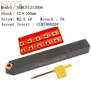 【ONCEMOREAGAIN】Efficient SCMCN1212H06 Lathe External Tool Holder with CCMT060204 Turning Insert