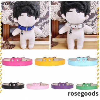 Rosegoods1 สร้อยคอตุ๊กตา ขนาดเล็ก 10 ซม. สีพื้น พร็อพถ่ายรูปลําลอง ของขวัญวันเกิด