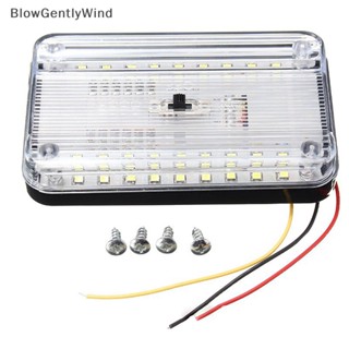 Blowgentlywind โคมไฟอ่านหนังสือ LED 36 ดวง 12V สีขาว สําหรับติดเพดานรถยนต์ BGW