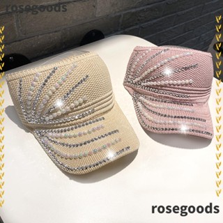 Rosegoods1 หมวกเบสบอล หมวกกีฬา หมวกเปล่า ลําลอง ฤดูร้อน