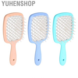 Yuhenshop Detangler Hair Brush   Curl Hairbrush Hollow Out Scalp Combing Protection for Dry