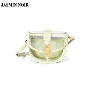 Jasmin NOIR Jelly กระเป๋าสะพายไหล่ กระเป๋าถือ แบบใส ขนาดเล็ก สีแคนดี้ สําหรับสตรี