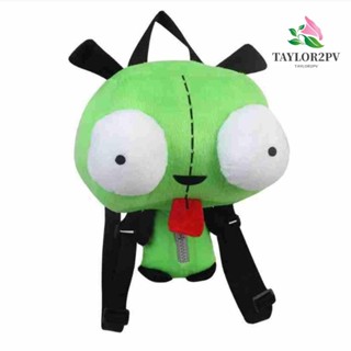 Taylor2pv ของเล่นตุ๊กตาสุนัขเอเลี่ยน Invader Zim 3d ตา 35 ซม. 20 ซม. สีเขียว ของขวัญคริสต์มาส