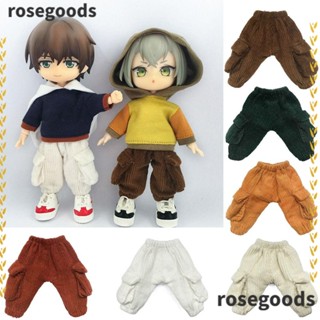 Rosegoods1 ชุดเอี๊ยมกางเกงขายาว คุณภาพสูง สําหรับตุ๊กตา 1/11 1/12