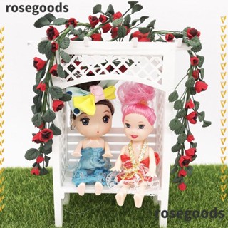 Rosegoods1 ดอกกุหลาบ ขนาดเล็ก สําหรับตกแต่งบ้านตุ๊กตา สวน ของขวัญปีใหม่