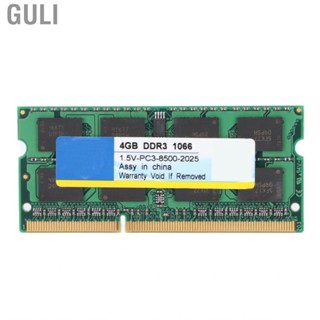 Guli DDR3 RAM 4GB 1066Mhz PC3‑8500 204PIN 1.5V Fully Compatible PC  Notebook