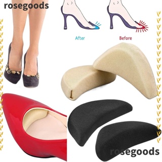 Rosegoods1 แผ่นฟองน้ําเสริมรองเท้าส้นสูง แบบนิ่ม ปรับขนาดได้ ป้องกันอาการปวด สําหรับผู้หญิง