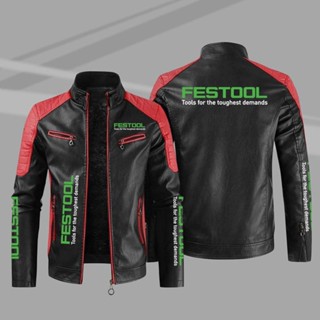 Festool LOGO Jacket Windbreaker Leather Long Sleeve Thin Rainproof Jacket