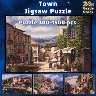 📣พร้อมส่ง📣【Town】jigsaw puzzle-จิ๊กซอว์-300-1000-ชิ้น- ชิ้นของเด็ก จิ๊กซอว์ไม้ 1000 ชิ้น จิ๊กซอว์ 1000 ชิ้นสำหรับผู้ใหญ่ จิ๊กซอ จิ๊กซอว์ 500 ชิ้น🧩9 จิ๊กซอว์ 1000 ชิ้น สำหรับ ผู้ใหญ่ ตัวต่อจิ๊กซอว์ จิ๊กซอว์ การ์ตูน