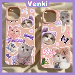  Venki - เข้ากันได้สำหรับ เคสไอโฟน เคสไอโฟน11 เคส iphone 11 เป็นมิตรกับสิ่งแวดล้อม Degradable Case กันกระแทกป้องกันสีชมพูน่ารักพร้อมโบว์เข้ากันได้กับ iPhone 14 Pro max 13 Pro max 12 Pro Max 11 XR XS 7Plus 8Plus