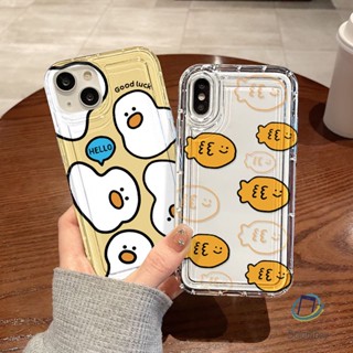 คู่เคสโทรศัพท์โปร่งใสสำหรับ Iphone 11 12 13 14 15 Pro Max XR X XS 7 6 8 Plus SE เป็ดปลา อ่อนนุ่มกันกระแทกเปลือก