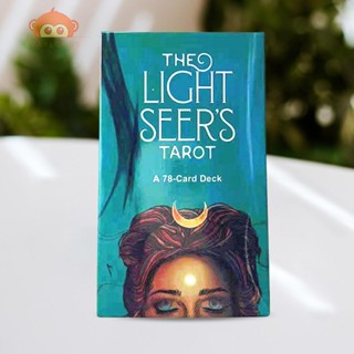 ไพ่ทาโรต์ The Light Seers พร้อมไกด์ไกด์ สําหรับผู้เริ่มต้น 78 ชิ้น