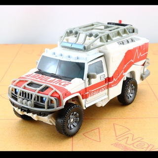 ของเล่นโมเดลรถยนต์ Transformers 2 Ambulance v Navigator Level 07 เวอร์ชั่นภาพยนตร์ 1 โมเดล 5 ของแท้ 3 ของแท้ 3