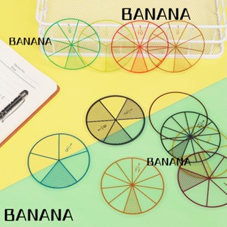 Banana1 ชิปคณิตศาสตร์พลาสติก ทรงกลม สําหรับนักเรียน 12 ชิ้น