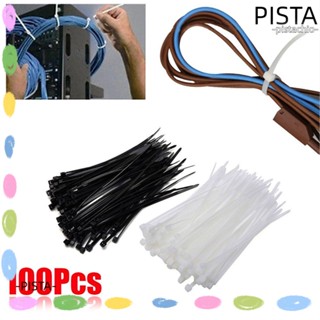 Pista ซิปผูกสายเคเบิล 100 ชิ้น