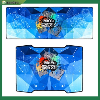 【COD】Moyu Culture Magic Cube Mat สําหรับถ้วยซ้อนความเร็วลูกบาศก์ปริศนาการแข่งขันการแข่งขันแผ่นกันลื่นด้านล่างป้องกันโต๊ะ