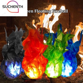 Suchenth โคมไฟผี ลอยน้ํา สีแดง น้ําเงิน เขียว ดํา คุณภาพสูง สําหรับตกแต่งปาร์ตี้ฮาโลวีน